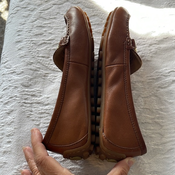 Born leather flats size 6 gold buckle - Picture 10 of 13